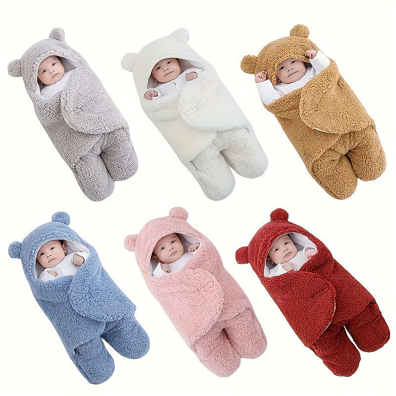 1 gigoteuse en velours, jolie couverture en forme d'ours, cadeau de Noël, d'Halloween et de Thanksgiving