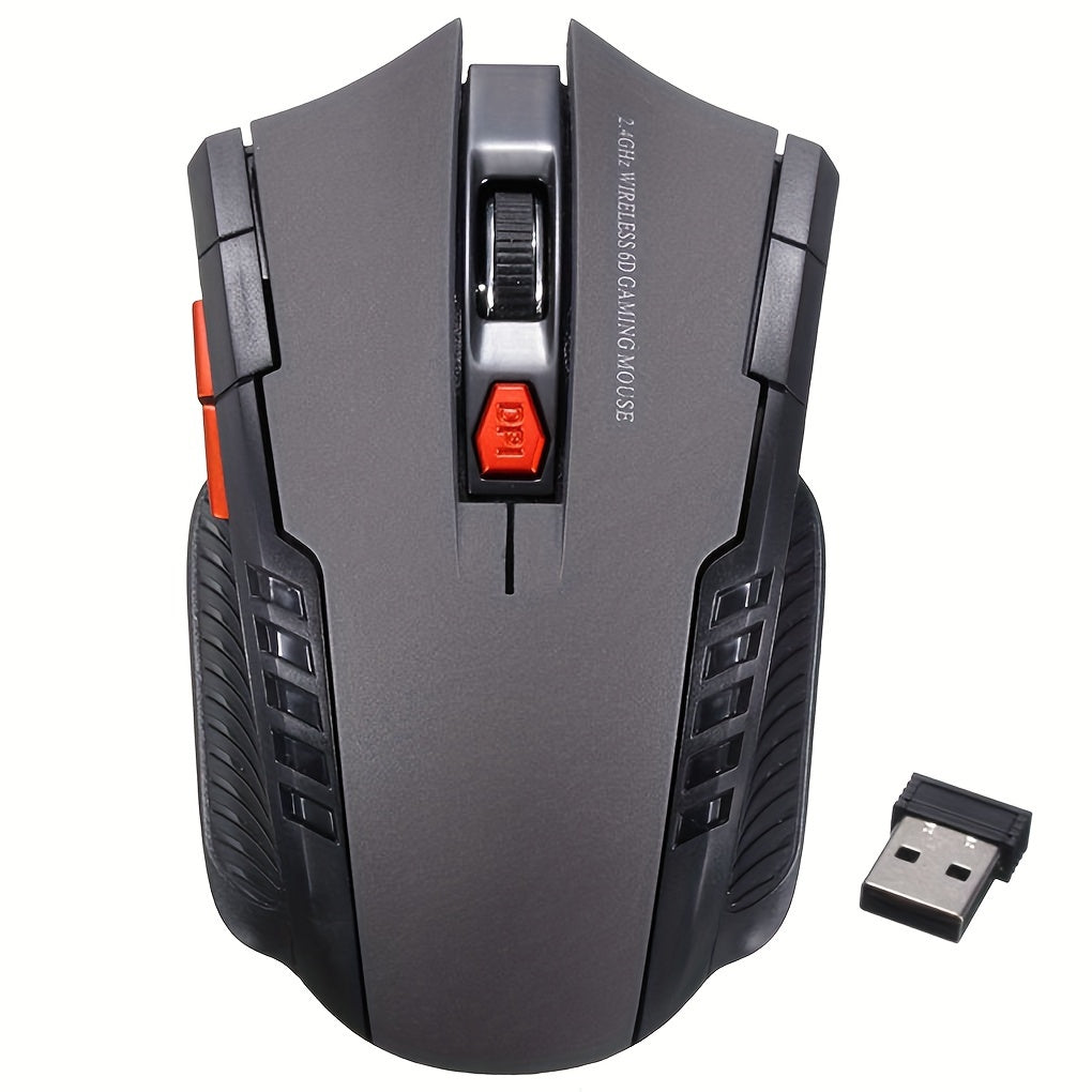 Souris de jeu sans fil ConnectFit 2,4 GHz avec récepteur USB – Compatible avec Windows 7/2000/XP/Vista, idéale pour les accessoires PC et ordinateurs portables