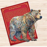 Adornos de madera de oso majestuoso de Alaska de G.Debrekht - Decoración navideña con temática de vida silvestre - 8710106-1