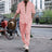 Men's Striped Hengli Collar Shirt Trousers - Lootquake
