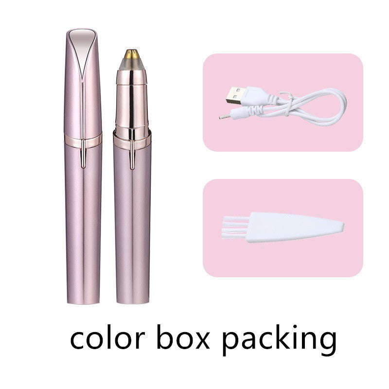 Eyebrow Epilator Maquiagem Profissional Completa Trymer Do Brwi Eye Brow Trimmer For Rasoir Visage Femme Make Up Eye Brow Shaper - Lootquake