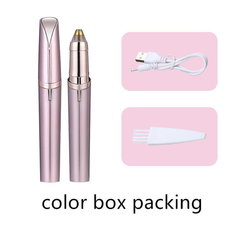 Eyebrow Epilator Maquiagem Profissional Completa Trymer Do Brwi Eye Brow Trimmer For Rasoir Visage Femme Make Up Eye Brow Shaper - Lootquake