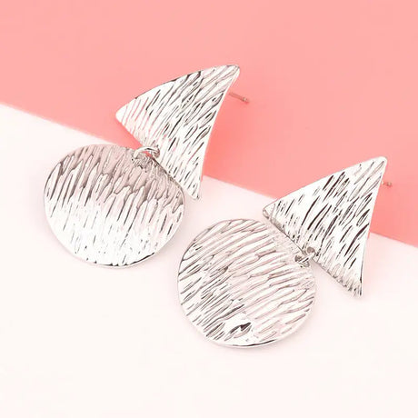 European And American Fashion Exaggerated Irregular Earrings Simple Geometric Female Vintage Earrings - Lootquake