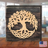Árbol de la Vida, arte celta, arte mural de madera de Celtic Art - Decoración celta - 953167B