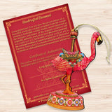 Carousel Flamingo Christmas Wooden Ornaments by G. DeBrekht - Carousel Holiday Decor - 8114035