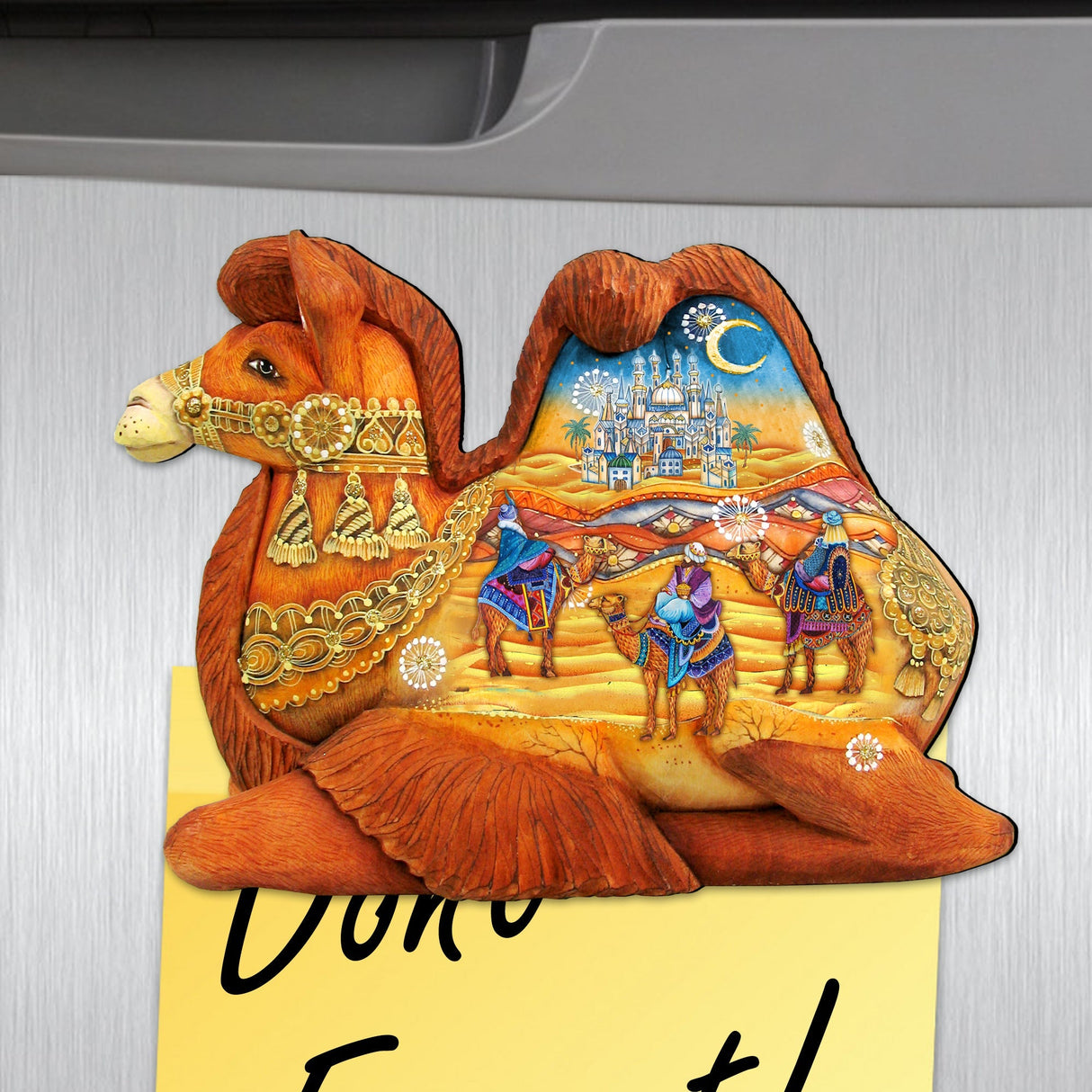 Camel Shaped Refrigerator Magnets Set of 3