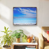 Arte mural costero de madera The Beach Wood de Nature Wonders - Decoración costera con vida marina - 95226-3B