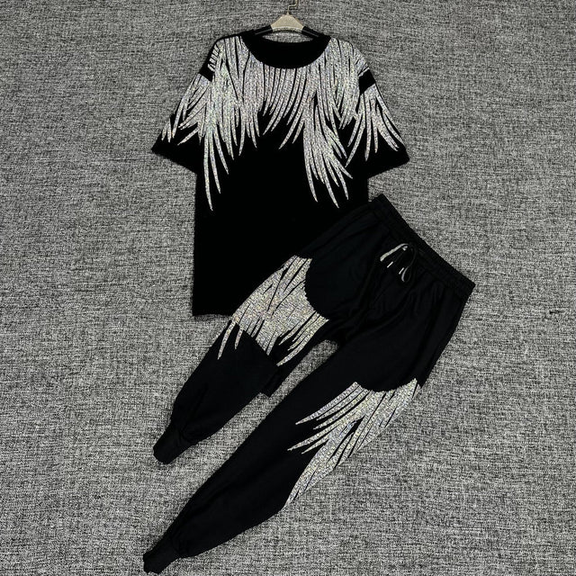 Men's And Women's Heavy Duty Fashion Set With Diamonds - Lootquake