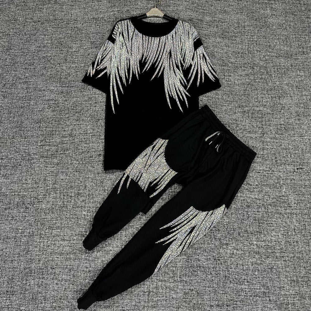 Men's And Women's Heavy Duty Fashion Set With Diamonds - Lootquake