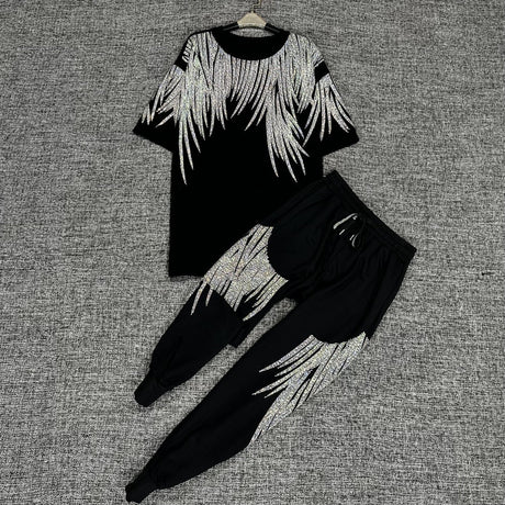 Men's And Women's Heavy Duty Fashion Set With Diamonds - Lootquake