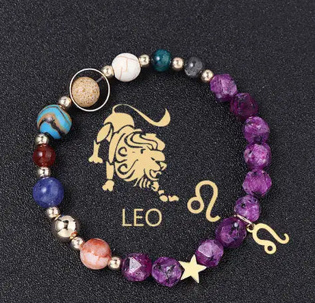 Natural Stone Hemp Stone Cut Surface Eight Planets Personalized Fashionable All-match - Lootquake