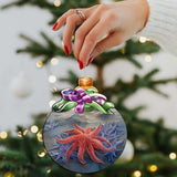 Adornos de madera con forma de girasol y estrella de mar de G.Debrekht - Decoración navideña con temática de vida silvestre - 870018