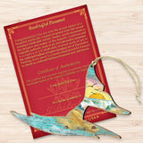 Adornos de madera "Cuento de ballenas" de G. DeBrekht - Decoración navideña costera - 8198535