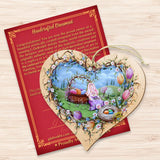 Easter Bunny Nap Wooden Ornaments by Jamie Mills-Price - Easter Spring Decor - 8457706-MP