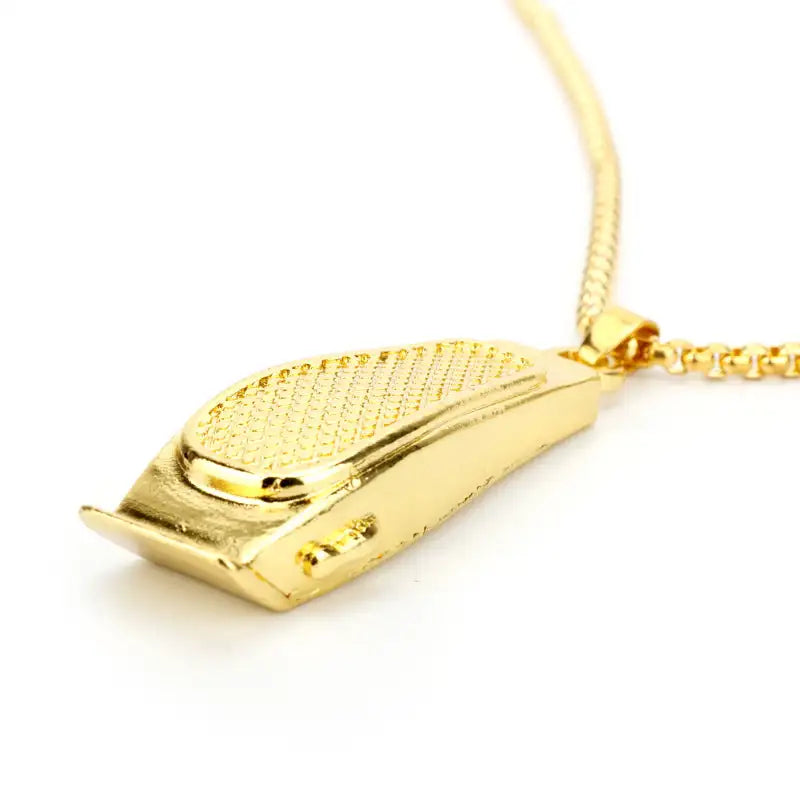 Creative Barber Shop Wash Cut And Shave Head Clippers Pendant Necklace - Lootquake