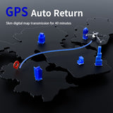 Nuevo dron W5, transmisión de imagen digital de larga distancia (5900 metros), motor sin escobillas superpotente, estabilizador electrónico antivibración de tres ejes EIS, posicionamiento preciso GPS en exteriores, cámara 4K HD, ángulo de visión de 360°.