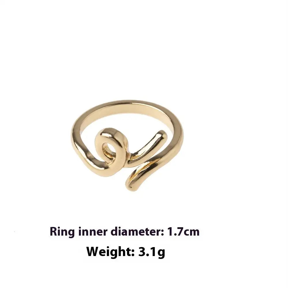 European And American Style Personality Geometry Ring - Lootquake