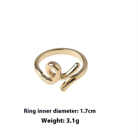 European And American Style Personality Geometry Ring - Lootquake