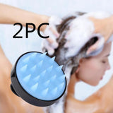 Silicone Scalp Brush for Cleaning and Massage