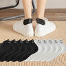 10 Pairs Smiling Face Embroidered Socks, Casual & Breathable Unisex Low Cut Ankle Socks, Women's Stockings & Hosiery