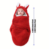 Gigoteuse luxueuse et douce pour bébé - Couverture douillette et chaleureuse pour les 0 à 6 mois - Gigoteuse sécurisée pour filles et garçons - Cadeau unisexe idéal pour Noël, Halloween et Thanksgiving