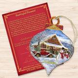 Country Store Christmas Drop Wooden Ornaments by Gelsinger - Christmas Decor - 8031022-1607