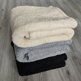 Tapis de couchage en polaire Sherpa ultra doux pour toutes races et tailles, couverture chaude et apaisante pour chien - Lavable en machine