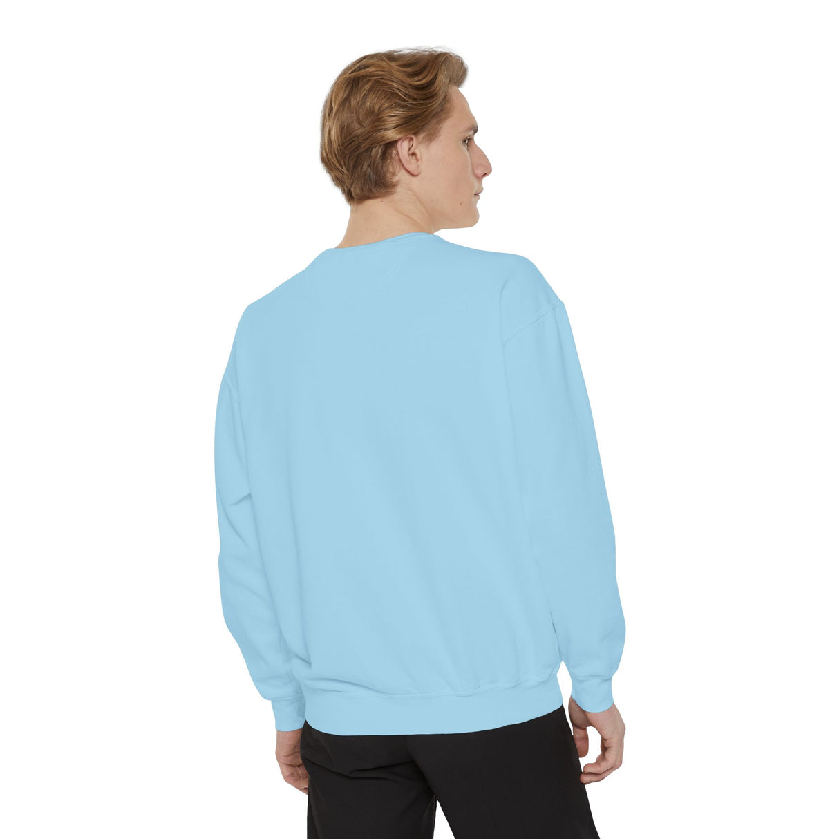 Customizable Unisex Garment-Dyed Sweatshirt, Personalized Gift, Cozy Streetwear, Casual Outfit, Unique Design Sweatshirt
