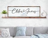 Personalized Family Names - Wooden Wedding Gift - Wall Art - Home Warming Gift - Anniversary Present - Contemporary Gift - Living Room Art - 310319