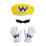 Adults/Teens Nintendo Wario Costume Accessory Kit