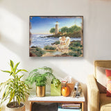 Arte mural de madera "A Little Joy Art" de D. Gelsinger - Decoración navideña - 95653B-9906