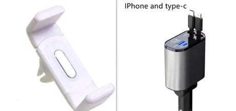 Metal Car Charger 100W Super Fast Charging Car Cigarette Lighter USB And TYPE-C Adapter - Lootquake