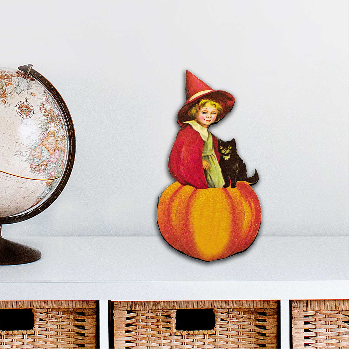 Decoración de Halloween con forma de calabaza y hada por G. DeBrekht - Decoración de Halloween para Acción de Gracias - 8193157H