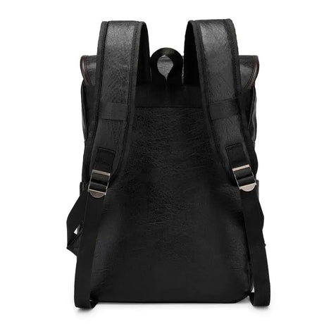 New PU waterproof backpack student computer bag - Lootquake