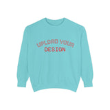 Customizable Unisex Garment-Dyed Sweatshirt, Personalized Gift, Cozy Streetwear, Casual Outfit, Unique Design Sweatshirt
