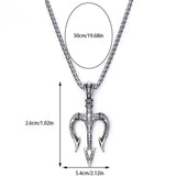 Sea King Trident Cross Border Necklace Pendant - Lootquake