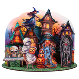 Conjunto decorativo de aldea fantasmal de Halloween de G. Debrekht - Decoración de Halloween - 852741-12