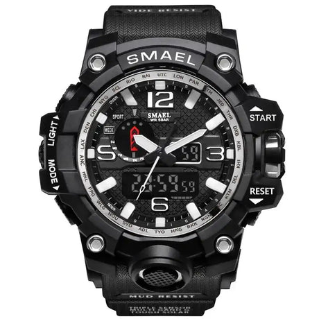 SMAEL Brand Men Sports Watches Dual Display - Lootquake