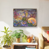 Arte mural de madera Titania Fantasy de Josephine Wall - Decoración de fantasía - 852112-JW