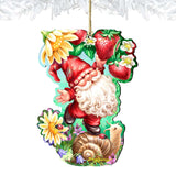 Sweet Summer Gnome Dwarf Wooden Ornaments by Gelsinger - Easter Spring Decor - 8461062-DG