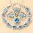 Earrings Necklace And Ring For Women 4 PCs Set - Lootquake