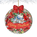 Merry Christmas Wooden Ornaments by G. Debrekht Christmas Decor - 933121
