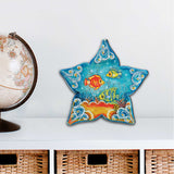 Decoración para puerta de casa de playa con estrellas de mar de G. DeBrekht - Decoración costera navideña - 8126151H