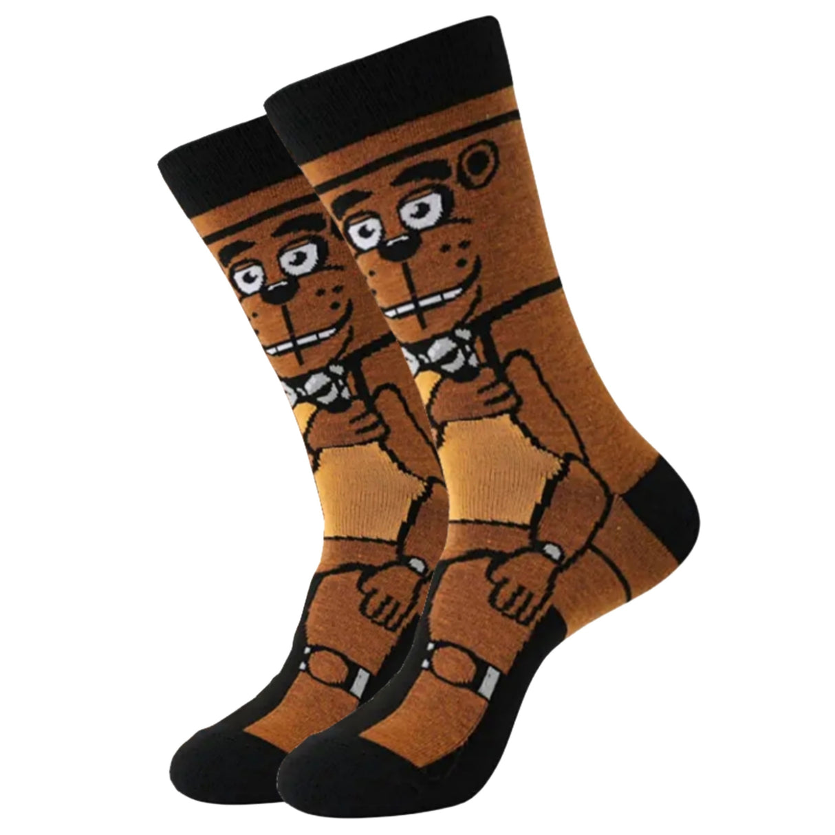Lot de 3 paires de chaussettes tendance pour homme, motif dessin animé, respirantes, confortables et décontractées, unisexes, idéales pour l'extérieur et toutes saisons.