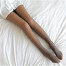 1 paire de leggings d'hiver épais pour femmes ; chaussettes chaudes et fines avec pieds ;