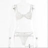 Ladies Underwire Lace Lingerie Suit Fashion - Lootquake