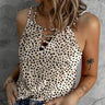 Ladies' Fashionable Casual Solid Color Printed Polka Dot Vest Top - Lootquake