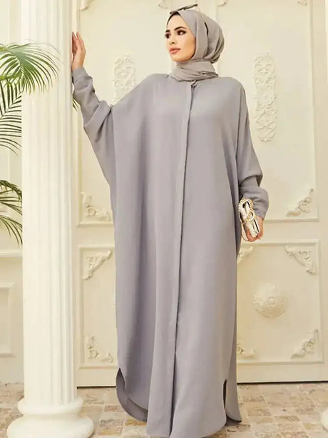 Fashion Single Breasted Muslim Dresses - Lootquake