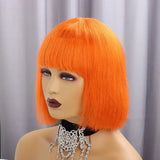 Real Hair Color Full Mechanism Full Bangs Headgear - Lootquake