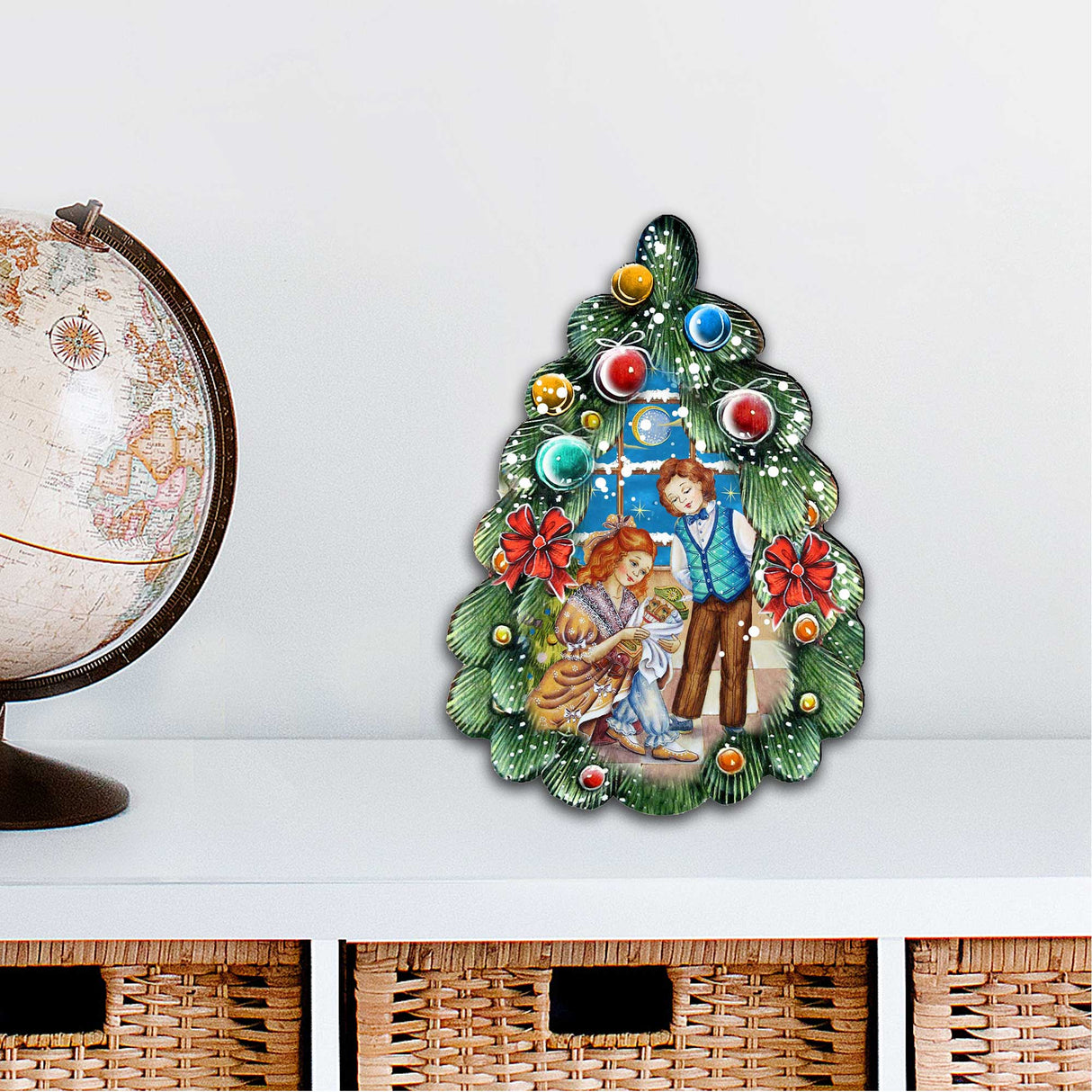 Nutcracker Christmas Tree Door Decor by G. DeBrekht - Christmas Decor - 8119184H